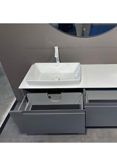 Bıella 120 Alt Modül + Lavabo Mat Antrasit Diğer Bıella 120 Alt Modül + Lavabo Mat Antrasit Diğer