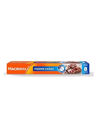 Macro Max Mutfak Pişirme Kağıdı 8 Mt Açık Gri
