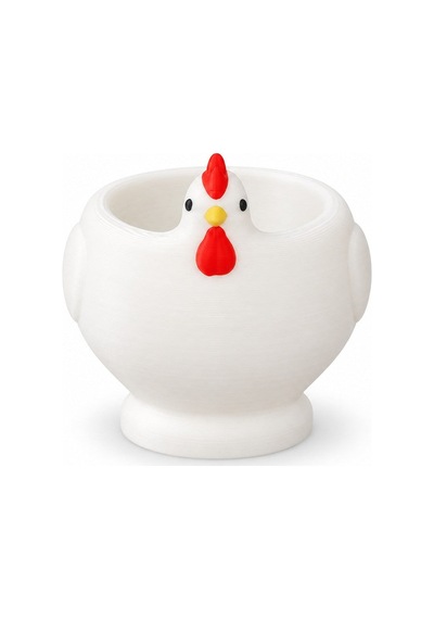 Tavuk Figürlü Tekli Yumurtalık Chicken Egg Cup Çok Renkli