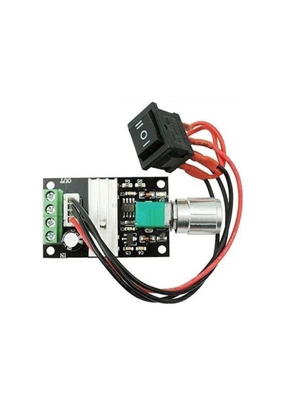 Elektronikport-Dc Motor Sürücü Dimmer + Pwm Motor Hız Kontrol 6V 12V 24V 3A 80W: