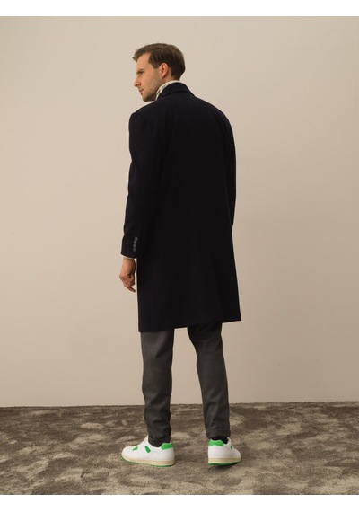 Xint Lacivert Esnek Dokulu Regular Fit Kaban 190548