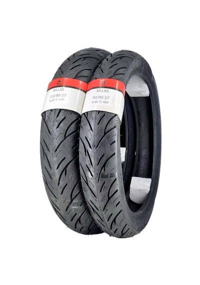 110/80-17 Ve 90/90-17 Tl Tubeless - Dubleks Bl086 Motosiklet Takımı