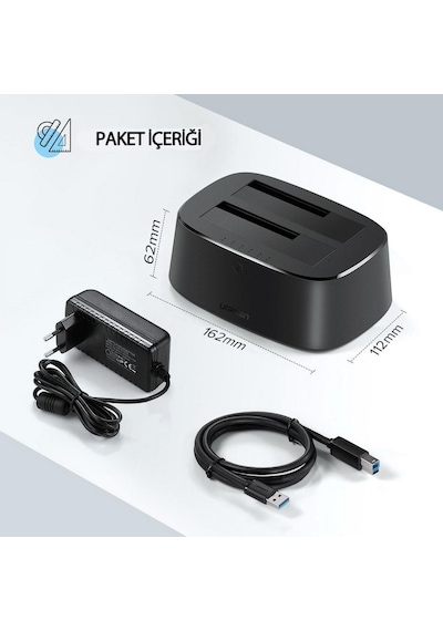 Ugreen Usb 3.0 2.5 Ve 3.5 Inch Sata Hdd Dual Dock Station