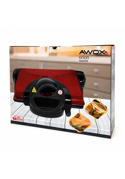 Awox Orion Siyah Toaster 8 Dilim Tost Makinesi - 180 Izgara 1800w