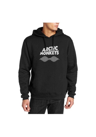 Monkeys Sheffield Suck It And See Baskılı Siyah Erkek Sweatshirt (531053199)