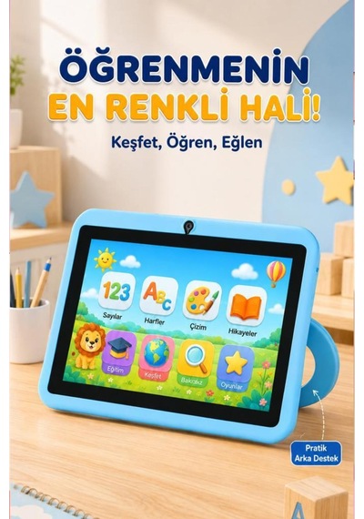 Maniner M5 4 GB 128 GB Kılıflı Çocuk Tableti