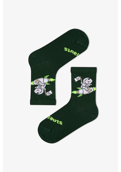 Penti Erkek Çocuk Space Friends Pamuklu 4 Çift Soket Çorap Çok Renkli