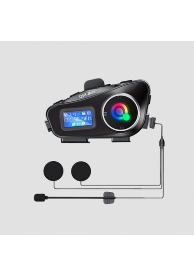 Bluetooth 5.3 Kask Kulaklığı Ip65 Suya Dayanıklı Lcd Ekranlı, Fm Radyo Ve Sd Kart Destekli