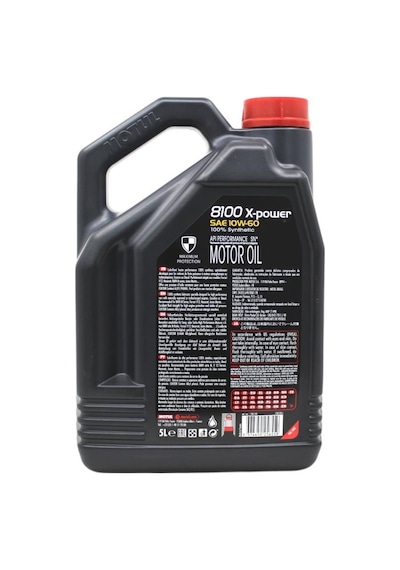 Motul 8100 X-Power 10W-60 Tam Sentetik Motor Yağı 2 x 5 L
