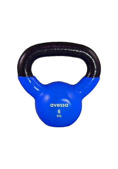 Avessa 6 KG Kettlebell Çaydanlık Dambıl Vinyl Kettlebell