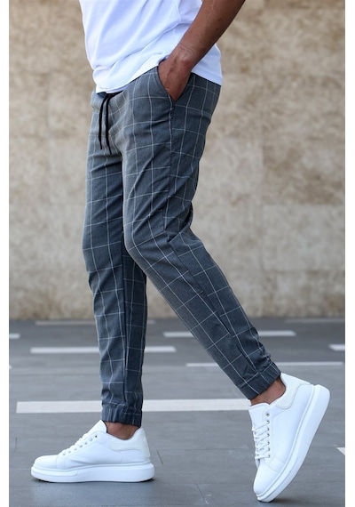 Madmext Madmext Ekoseli Antrasit Jogger Mad4081-antrasit Antrasit