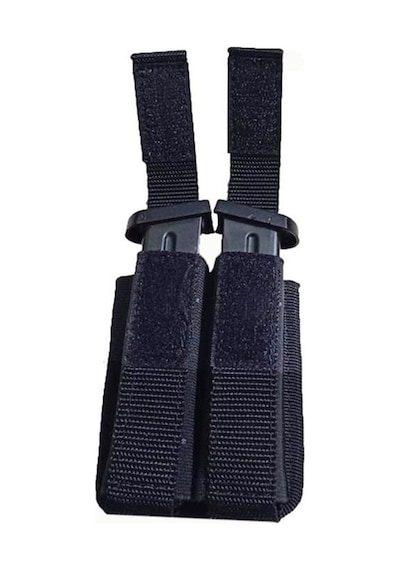 Ikili Şarjör Kılıfı Imperteks Kumaş Siyah Renk Tüm 9 Mm.için Siyah