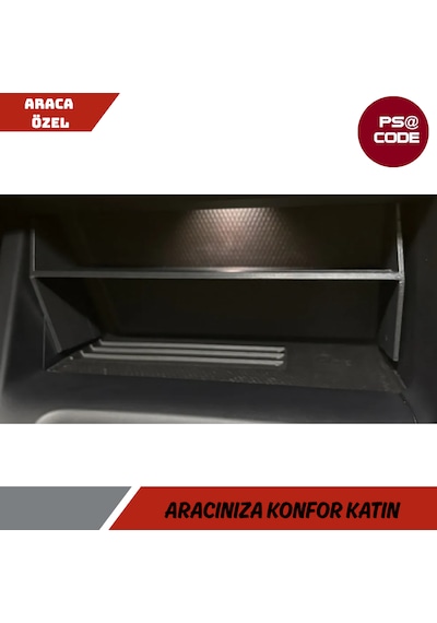 Volkswagen Golf 8 Uyumlu Telefon Şarj Kısmı Raf Ayırıcısı