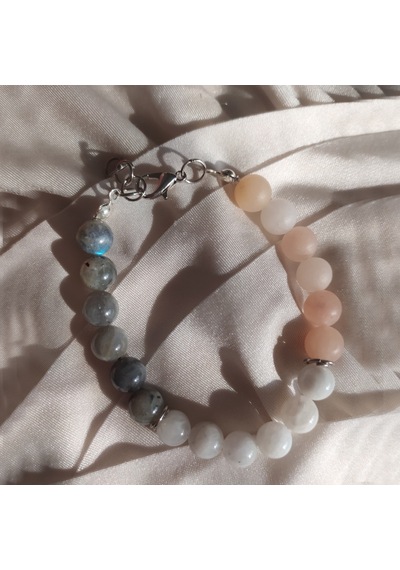 Sun Jewelry And Natural Ay Taşı Güneş Taşı Labradorit Bileklik
