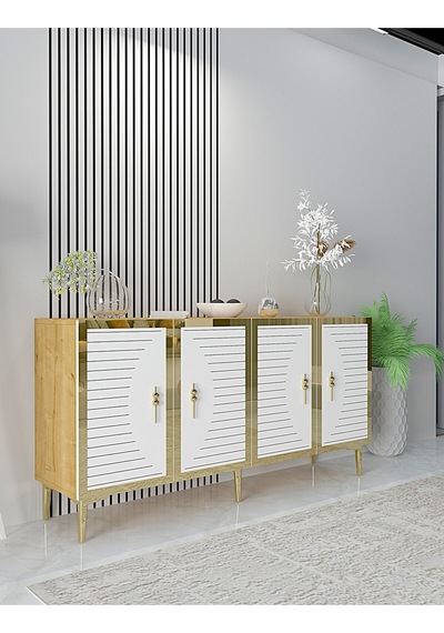 Ka1508dbg Tuna Konsol, Tv Sehpası Safirmeşe-beyaz-gold 150cm Safirmeşe - Gold Ka1508dbg Tuna Konsol, Tv Sehpası Safirmeşe-beyaz-gold 150cm Safirmeşe - Gold