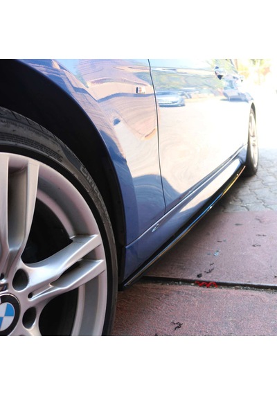 Cappafe Bmw F30 Marşpiyel Alt Çıta Set Performans Parlak Siyah 2