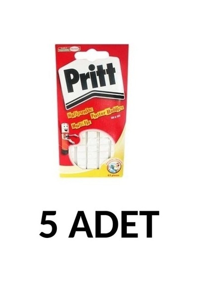 Pritt 5 Adet Patafix Multifix Hamur Yapıştırıcı 65 Parça