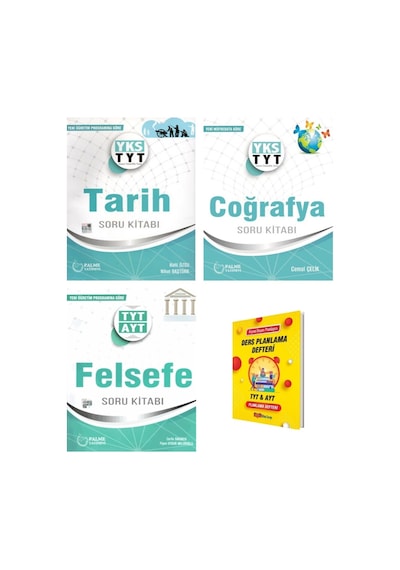 Tyt Tarih Coğrafya Ve Felsefe Soru Kitabı 3lü Set