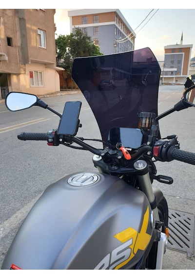 Motocam Voge Acx 525 Ön Cam 2023-2026 Model 58cm Siyah Renkli 4mm