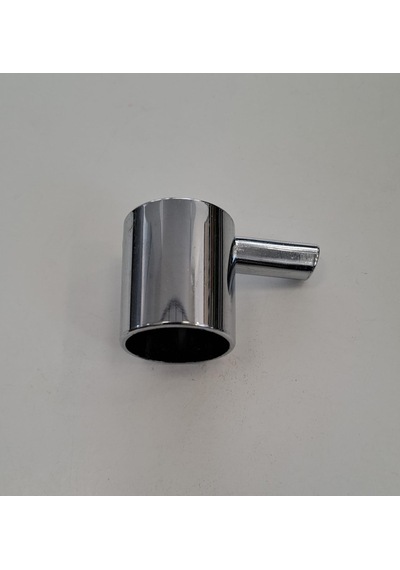 Ekonomik Seri - Kare Yuvalı - Çubuk Kol Taharat Volan - Plastik Krom Kaplama Çap : 23 Mm
