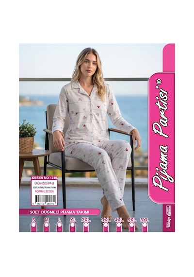 Genel Markalar Pijama Beyaz Beyaz