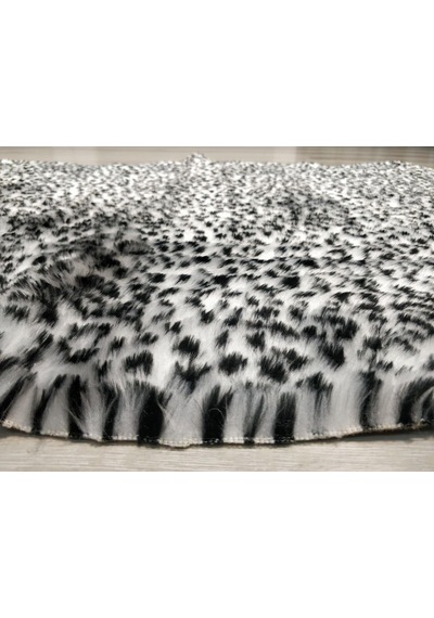 Doğuş Siyah Leopar Post Halı 100x150 Cm