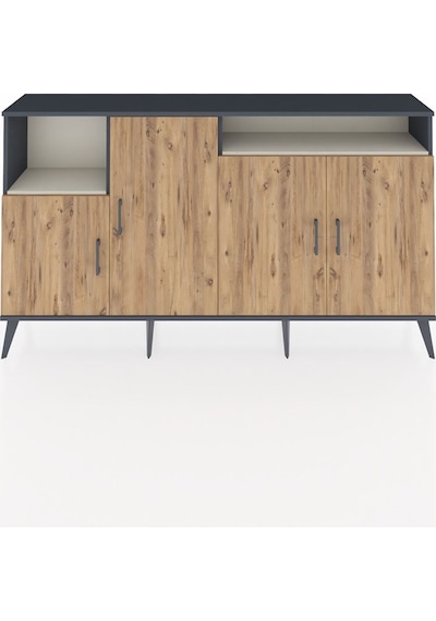 Arges Konsol 5 Raflı 4 Kapaklı 176x30x99 Antrasit-çam/aytaşı Atlas Çam/aytası - Antrasıt Arges Konsol 5 Raflı 4 Kapaklı 176x30x99 Antrasit-çam/aytaşı Atlas Çam/aytası - Antrasıt
