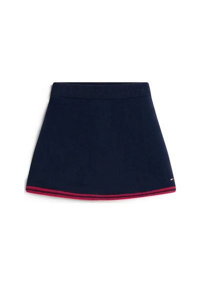 Tommy Hilfiger Varsıty Knıtted Skır, C1g Lacivert Kız Çocuk Etek