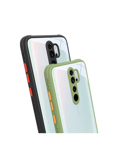 Xiaomi Redmi Note 8 Pro Kılıf Zore Kaff Kapak Kırmızı
