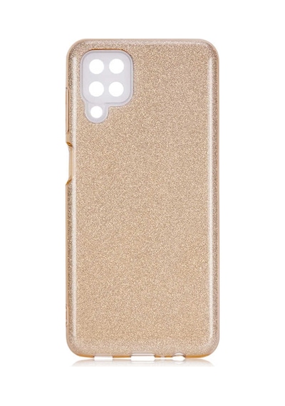 Galaxy A12 Kılıf Simli Renkli Silikon