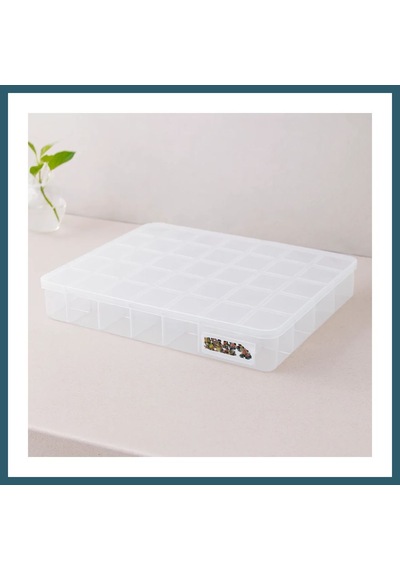 Bezos Şeffaf Organizer Box 40 Bölmeli Ob