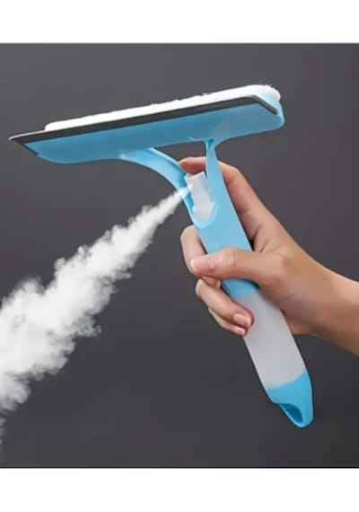 3 Fonksiyonlu Spreyli Cam Halı Yüzey Pencere Temizleme Çekbas Silecek Cn Diğer