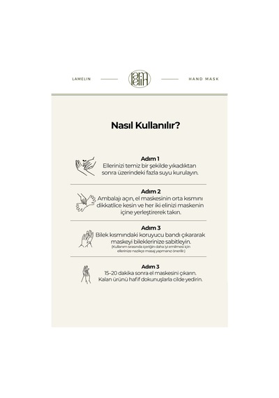 Hyalüronik Asit İçeren Yoğun Nemlendirici El Maskesi Deep Moısture Hand