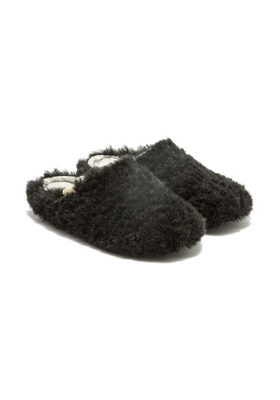 Twigy Nyx Peluş Kadın Ev Terliği Siyah 37/41