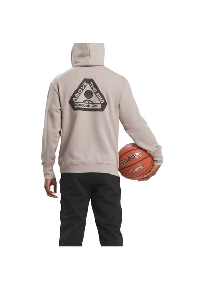 Reebok Atr Hoopwear Hoodıe Gri Erkek Sweatshirt 000000000101944058 Gri