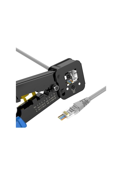 Yeni Nesil Rj45 Pense Rj12 R J45 Sıkma Makaslı Network Ağ Pense