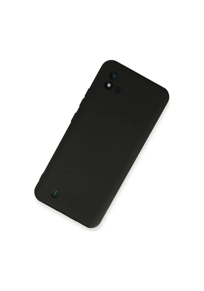 Realme C11 2021 Uyumlu Kılıf Nano İçi Kadife Silikon - Siyah