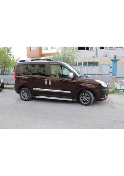 Fiat Doblo Krom Yan Kapı Çıtası 4 Parça 2010 ve   Sonrası
