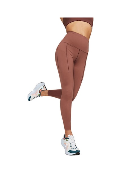 Nike Trainng Go Dri Fit İnfinalock High Rise 7/8 Brown 6 Cepli Toparlayıcı Yüksek Belli Reflektörlü Antrenman Taytı Kahverengi Nike Trainng Go Dri Fit İnfinalock High Rise 7/8 Brown 6 Cepli Toparlayıcı Yüksek Belli Reflektörlü Antrenman Taytı Kahverengi
