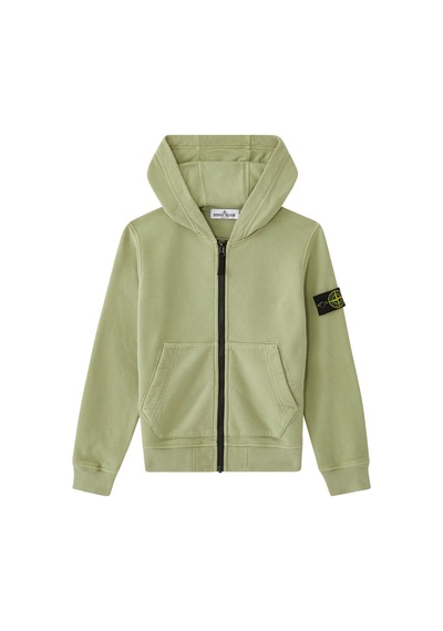 Stone Island Çocuklar Için Logo Baskılı Sweatshirt Bej