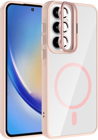Nihcase Samsung Uyumlu Galaxy A35 Kılıf Etro Standlı Lens  Kapak