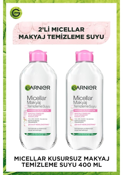 2'li Micellar Kusursuz Makyaj Temizleme Suyu 400 Ml