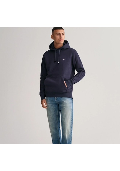 Gant Erkek Lacivert Regular Fit Kapüşonlu Sweatshirt-lacivert Lacivert