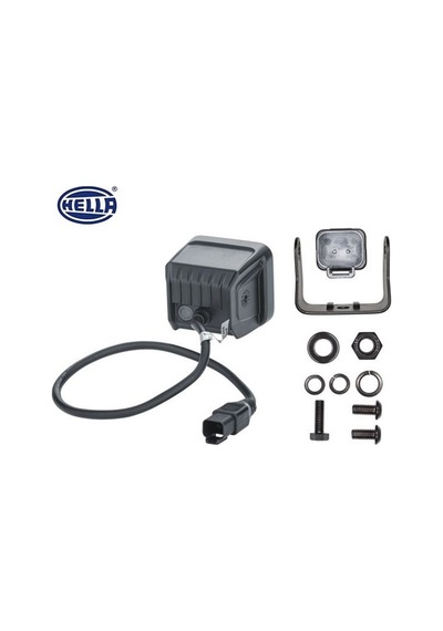 Hella 12V-24V Çalışma Lambası Dikdörtgen 4 Ledli 1400 Lümen