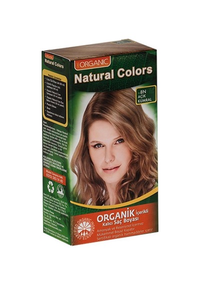 Natural Colors 8N Açık Kumral Saç Boyası