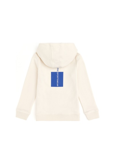 U.S. Polo Assn. Erkek Çocuk Krem Kapüşonlu Sweatshirt 50293515-VR071