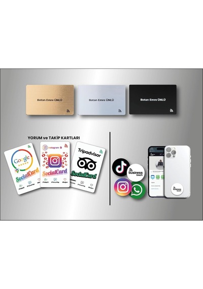 Business Touch Dijital Kartvizit Black Edition