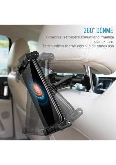 Polham Mobile Araç İçi Arka Koltuk İçin Tablet Tutucu, 360 Derece Dönebilen Ayarlanabilir Tablet, Telefon Tutucu Siyah 2 Mixed Polham Mobile Araç İçi Arka Koltuk İçin Tablet Tutucu, 360 Derece Dönebilen Ayarlanabilir Tablet, Telefon Tutucu Siyah 2 Mixed