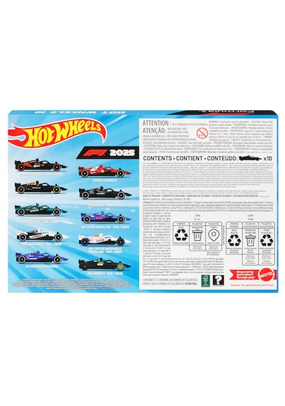 Hot Wheels® Formula 1 10'lu Araba Seti JMM24