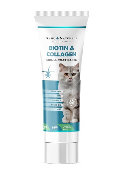 Biyotin & Kolajen Deri Ve Tüy Sağlığı Kedi Maltı, Spirulina İçerikli, Tüy Dökülme Karşıtı 100 Ml